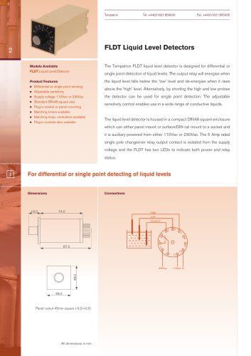 FLDT Liquid Level Detectors
