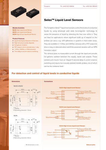 SelexTM Liquid Level Sensors