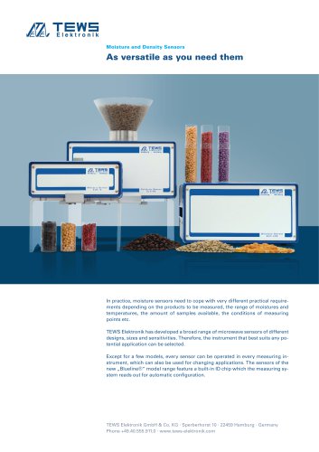 Moisture and Density Sensors