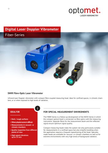 Digital Laser Doppler Vibrometer Fiber-Series