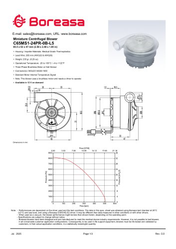 Blower C65MS1-24PS-01-L5