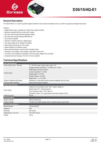 Driver D30/15/4Q-E1