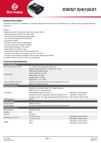 Driver D30/7.5/4Q-E1