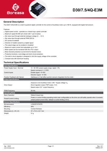 Driver D30/7.5/4QF-E3M