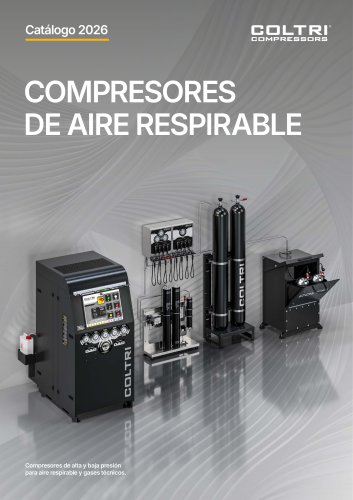 COMPRESORES DE AIRE RESPIRABLE