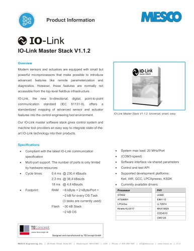 IO-Link Master Stack V1.1.2