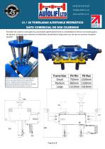 13T 20T TONELADAS AJUSTABLE NEUMÁTICO GATO COMERCIAL DE DOS CILINDROS - Spanish-2