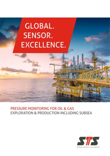 Pressure monitoring for Oil & Gas, exploration & production including subsea