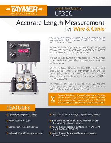 LR300 Accurate Wire Length Counter