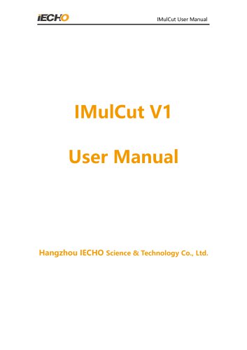 IMulCut V1 User Manual