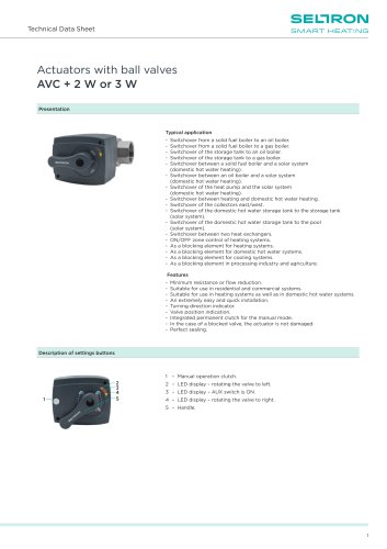 AVC + 2 W oder 3 W