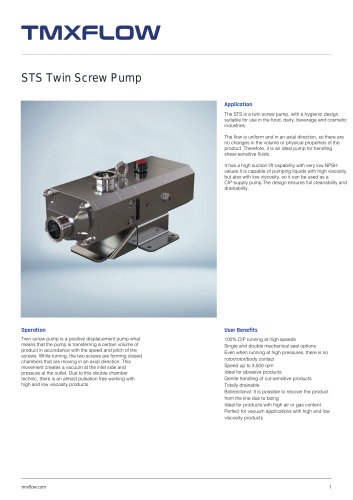 STS Twin Screw Pump