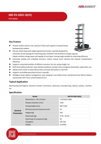 CTU MR-F0-50DC-B(HI)