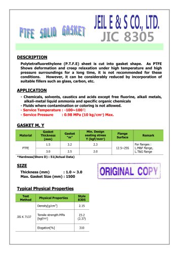 JIC 8305 (PTFE)