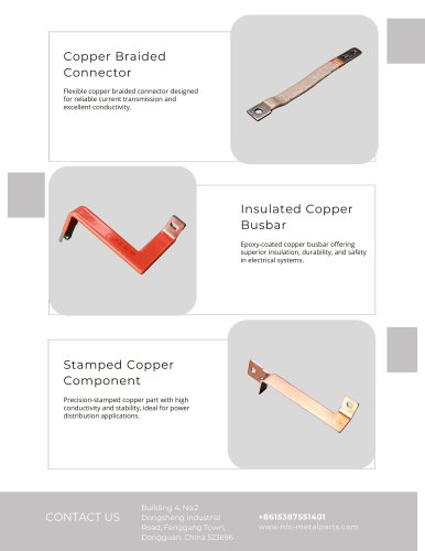 Custom Copper Busbars & Connectors