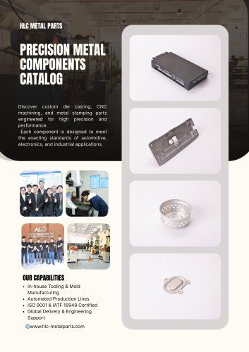 PRECISION METAL COMPONENTS CATALOG