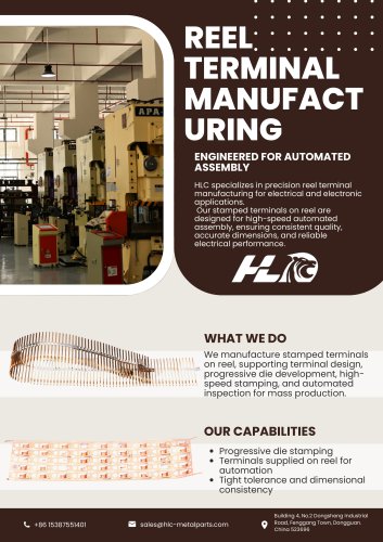 REEL TERMINAL MANUFACTURING