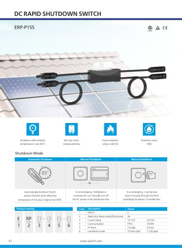 DC switch ERP-80PYS