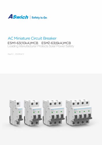 Low-voltage circuit breaker ESM1-63