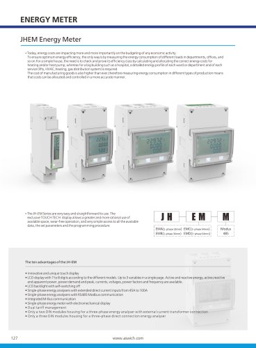 Single-phase electric energy meter JH-EMAM