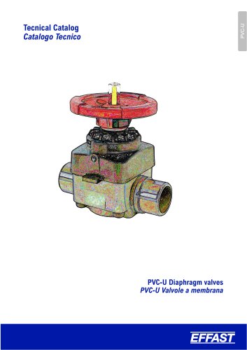 MV - PVC-u Actuated diaphragm valves