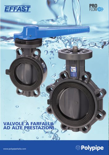 PROFLOW H - PVCu Butterfly valves