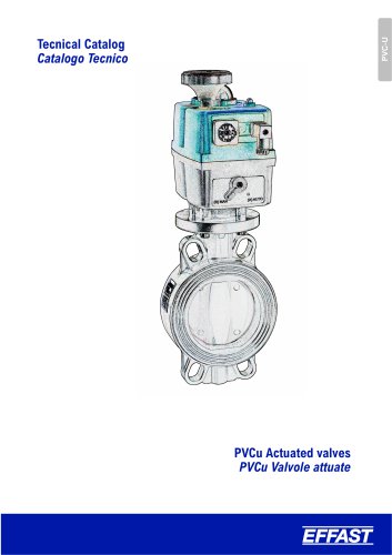 PROFLOW - PVCu Actuated butterfly valves