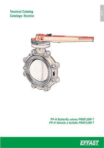 PROFLOW T - PP-H Butterfly valves