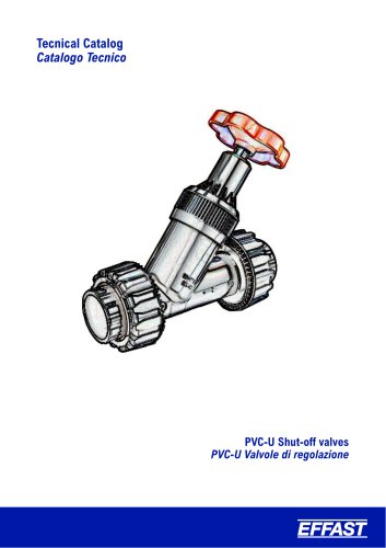 VIT - PVC-u Inclined seat shut of valves