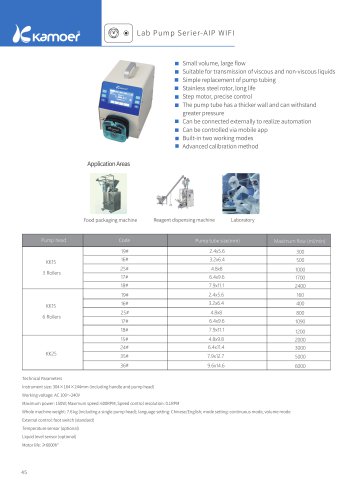 AIP Intelligent Peristaltic Pump