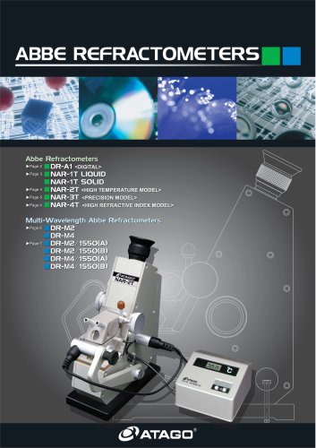 ABBE REFRACTOMETERS