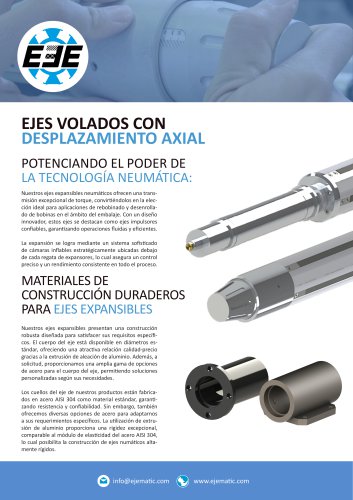 EJES VOLADOS CON DESPLAZAMIENTO AXIAL