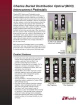 Charles Buried Distribution Optical (BDO) Interconnect Pedestals