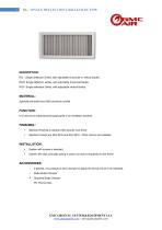 RG / SINGLE DEFLECTION GRILLES BAR TYPE