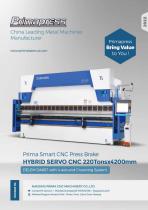 Electric and hydraulic press brake WE67K