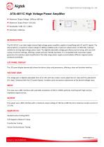 Aigtek High Voltage Power Amplifier ATA-4011C