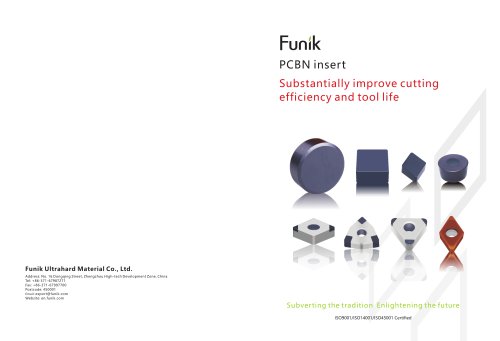 FUNIK CBN cutting insert TCGW