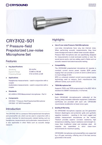 CRY3102-S01 Microphone Set