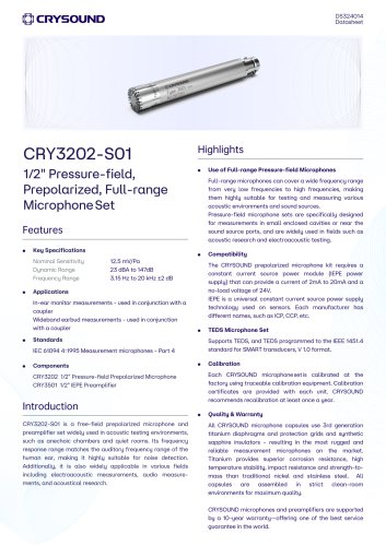 CRY3202-S01 Microphone Set