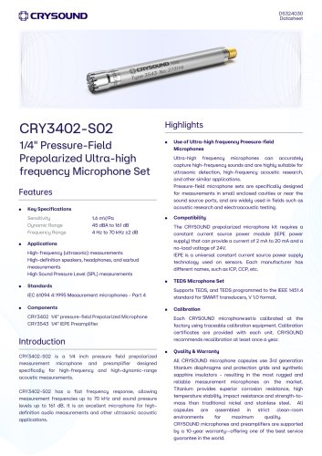 CRY3402-S02 Microphone Set