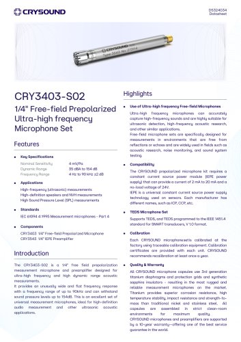 CRY3403-S02 Microphone Set