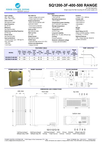 SQ1200-3F-400-500 RANGE