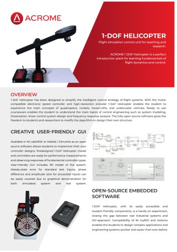 DOF Copter Infosheet