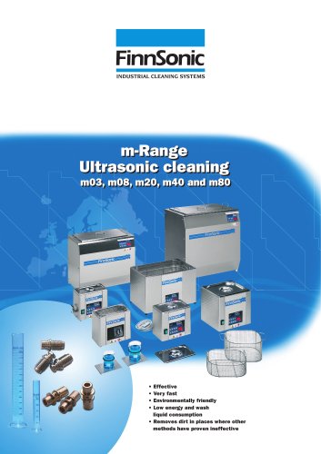 Ultrasonic cleaners, table top