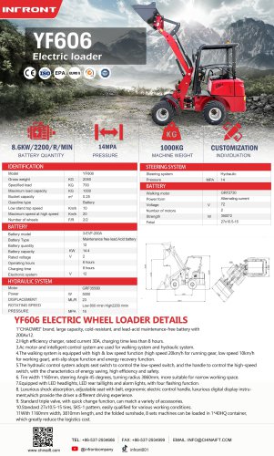 INFRONT Electric Wheel Loader YF06