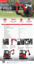 INFRONT engineering construction machinery Mini Excavator 2Ton EPA Farm Used Kubota Engine New Crawler Digger Small Excavators Machine YFE20B