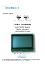 Product Specification Model: TWW240128A9 -A0 LCD Display (240*128)