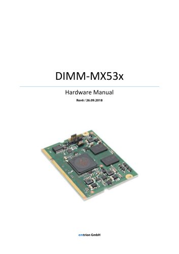 DIMM-MX53x