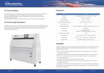 solar simulation test chamber ST/UV/A