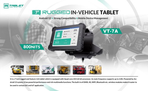 3Rtablet 7'' Rugged Tablet VT-7A